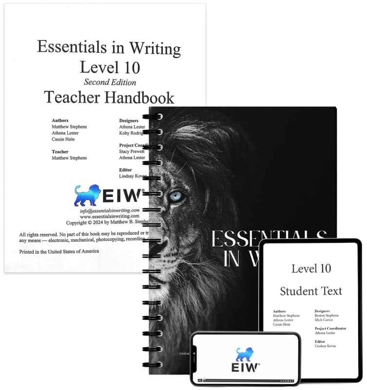Essentials in Writing Level 10 Bundle (Textbook,