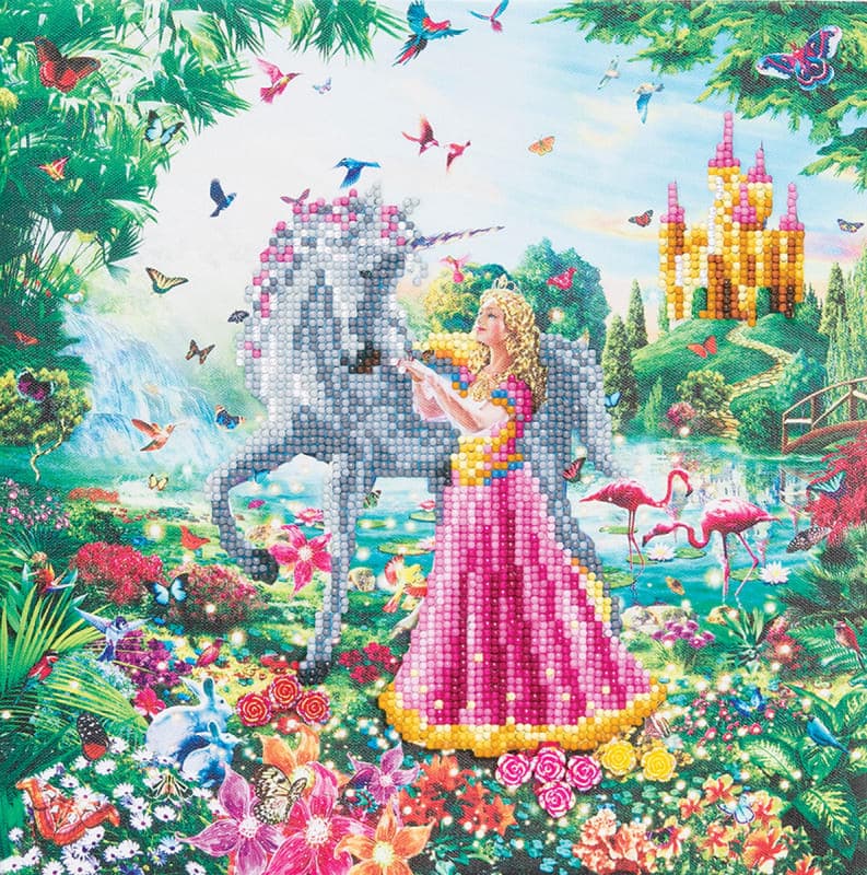 Crystal Art Medium Framed Kit - Princess and the