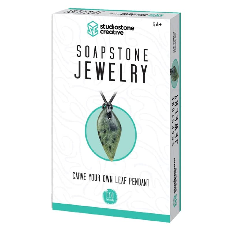 Soapstone Jewelry - Leaf Pendant