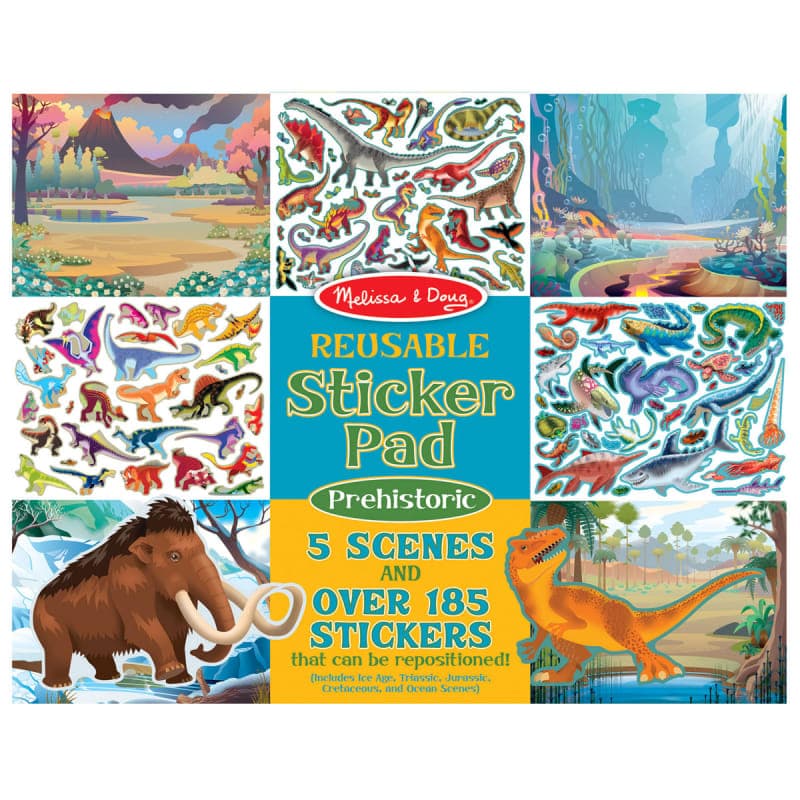 Melissa & Doug Reusable Sticker Pad - Prehistoric