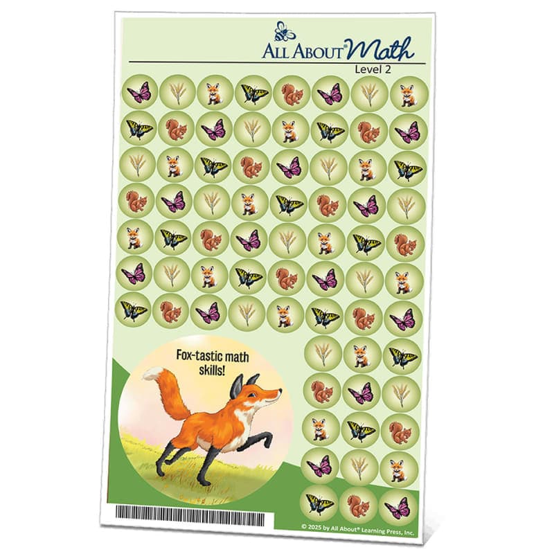 All About Math Level 2 Stickers