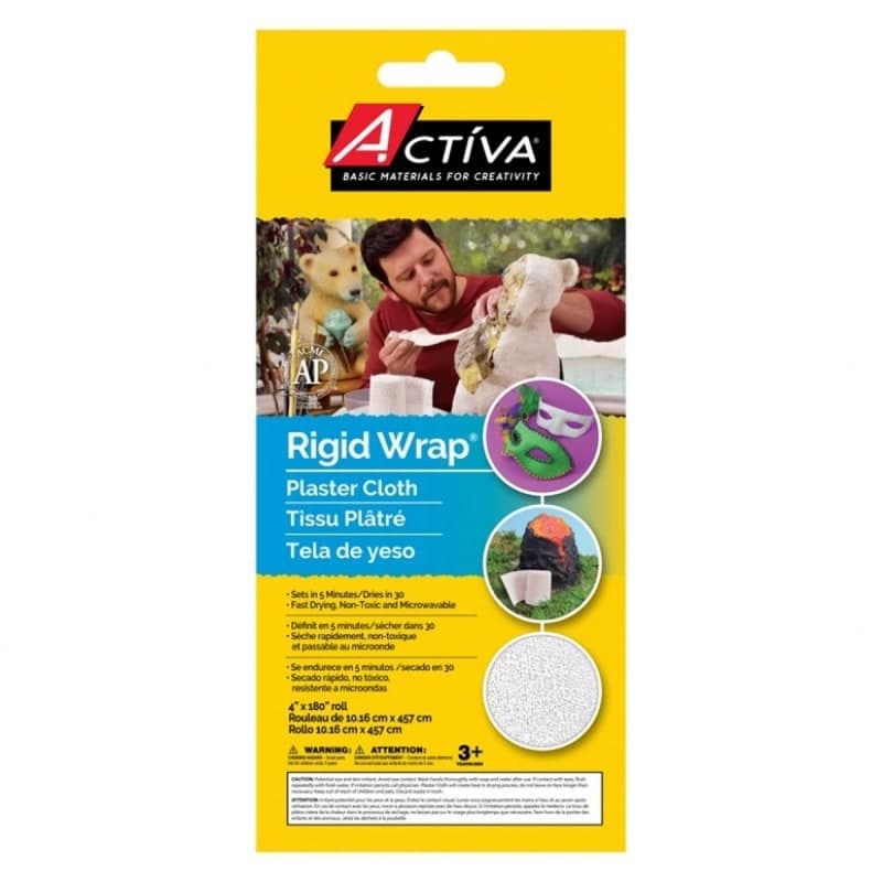 Rigid Wrap Plaster Cloth 4" x 180" w/ header