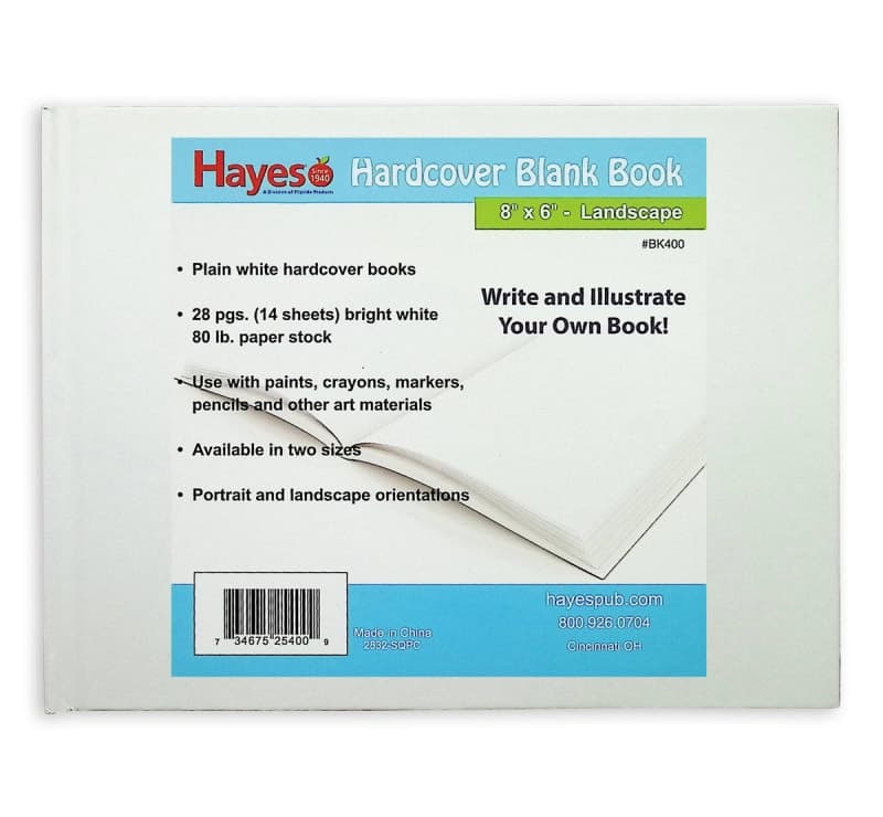 Blank Book 6" x 8" Landscape (Hardcover)