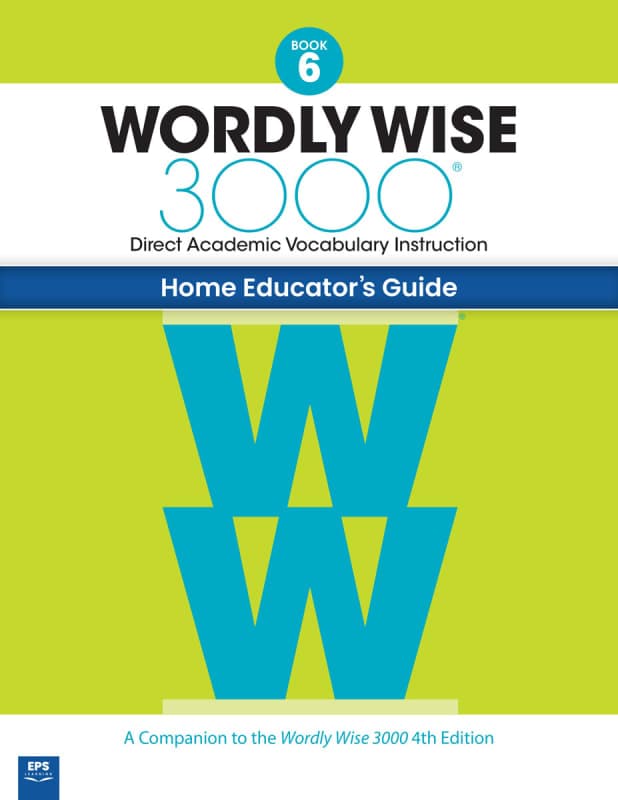 Wordly Wise 3000 Home Educator Guide Book 6 (4th