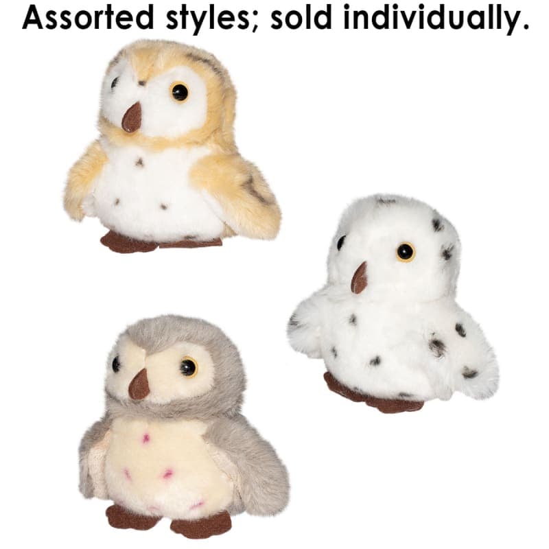Pocketkins-Eco Owl 5" Plush (Assorted Colors)