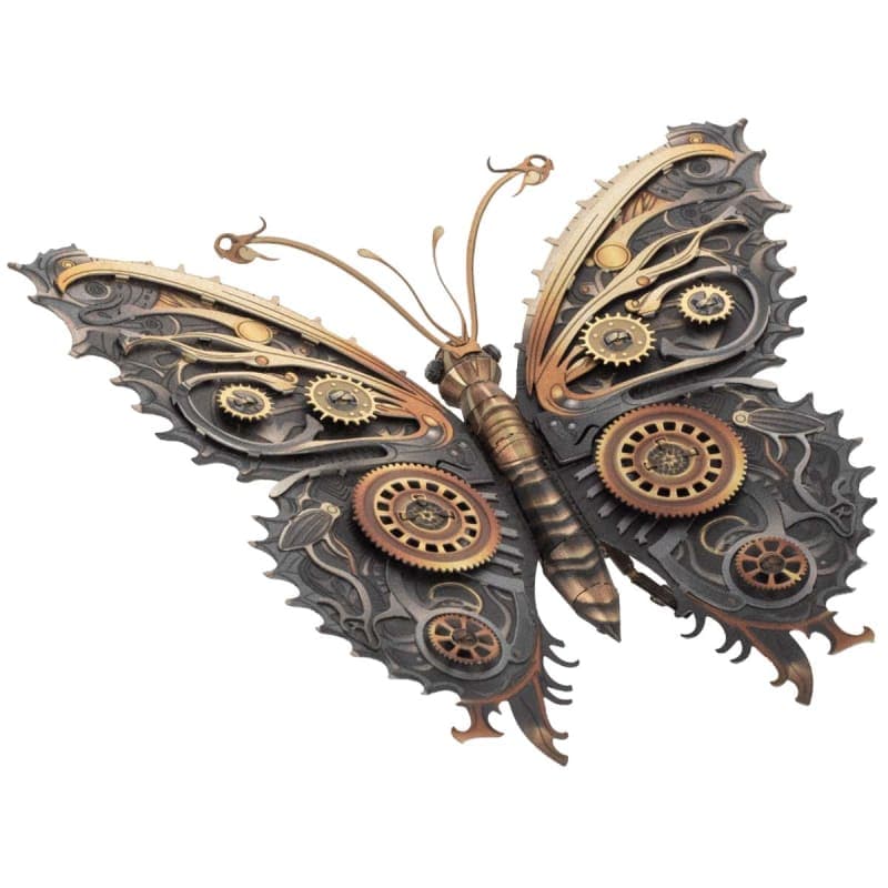 Steampunk Butterfly - Color (Metal Earth 3D Laser