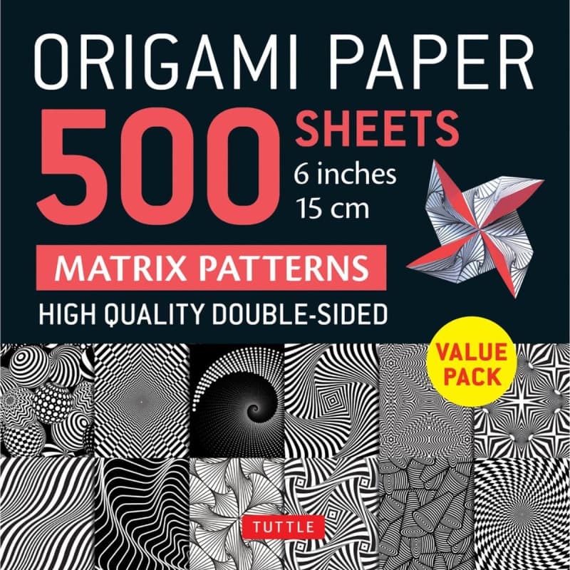 Origami Paper - 500 Sheets Matrix Patterns 6" (15
