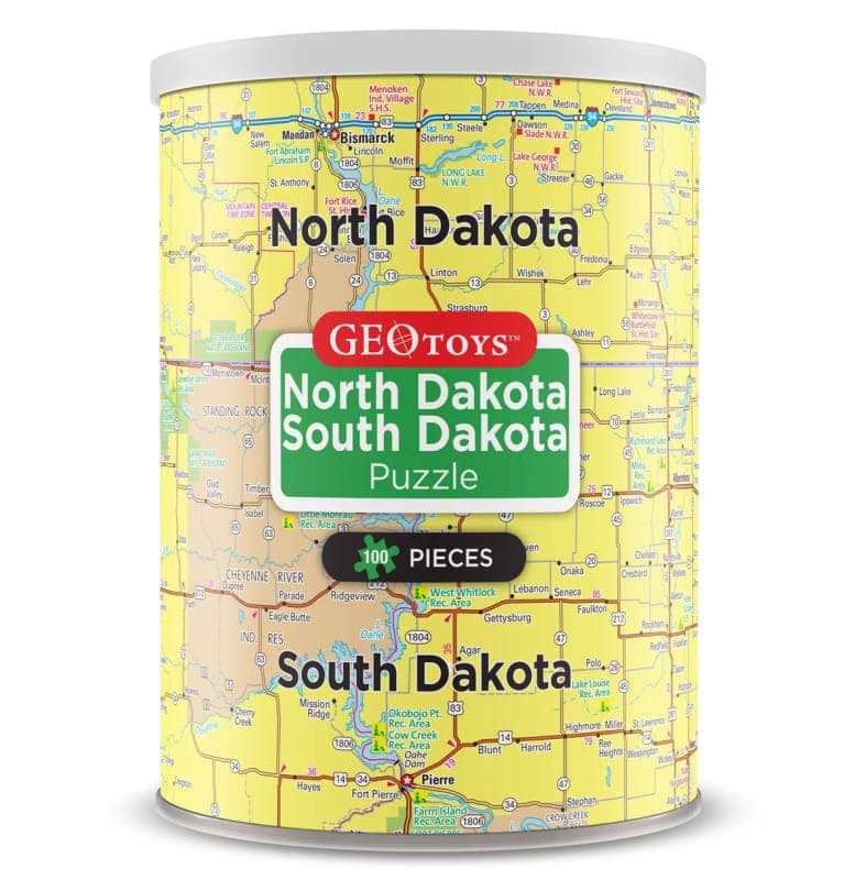 North Dakota & South Dakota Mini Puzzle