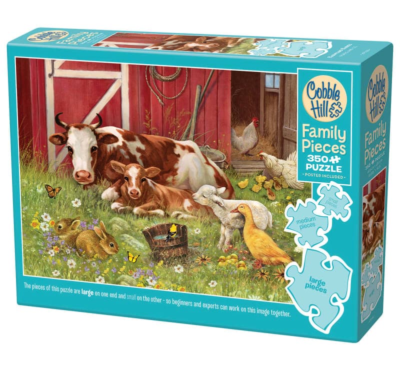 Cobble Hill Barnyard Babies Family Puzzle (350