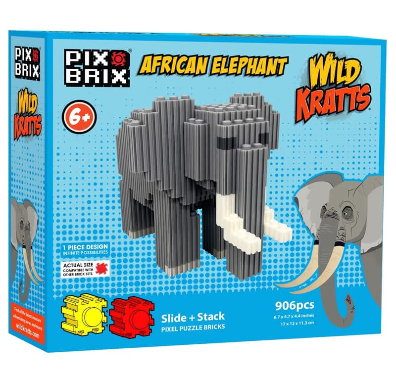Pix Brix Wild Kratts Elephant