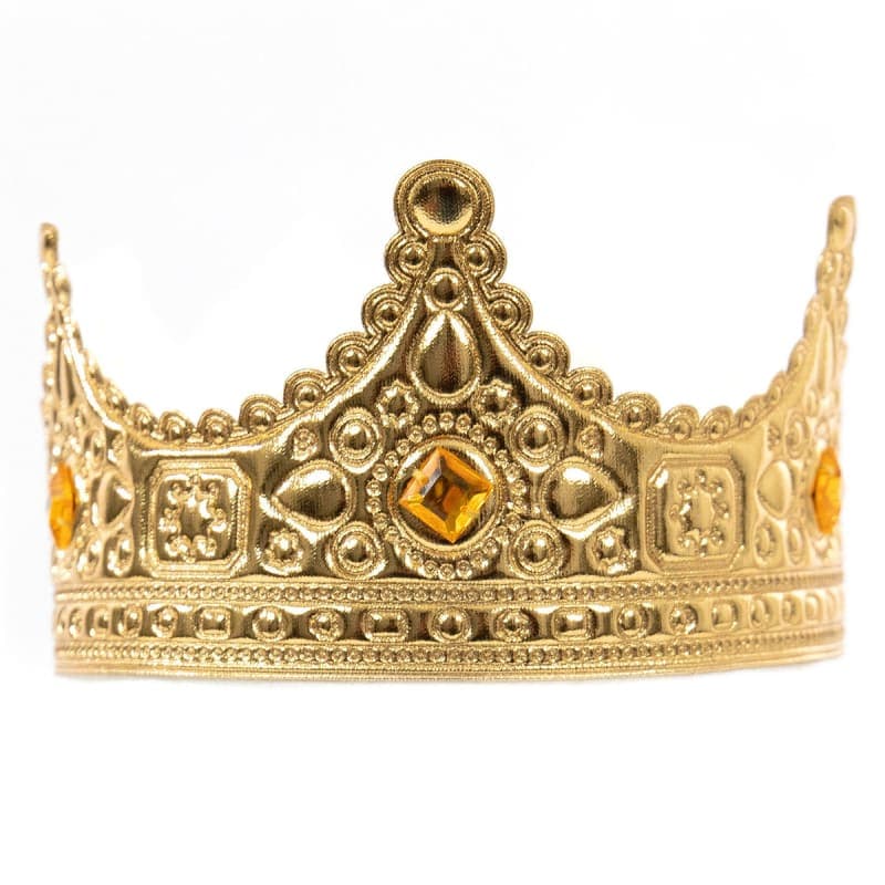 Little Adventures Gold Royal Full Crown Dress Up