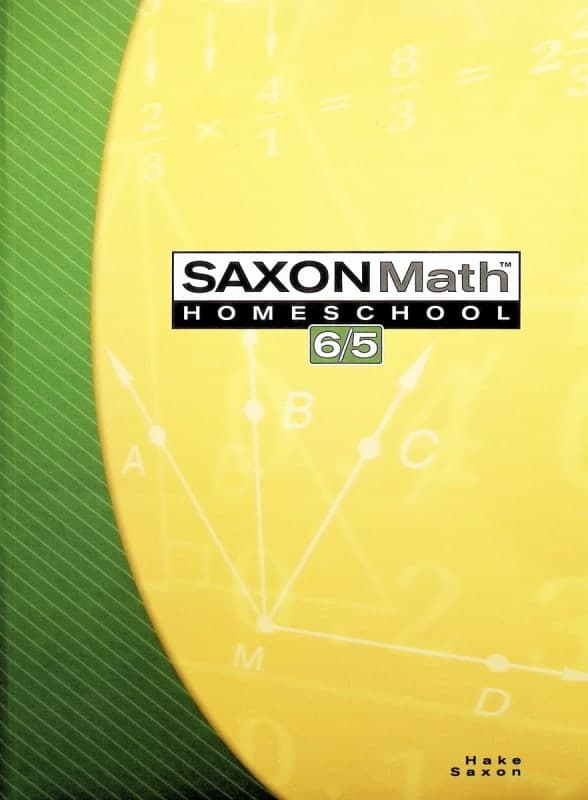 Saxon Math 6/5 Homeschool Student Edition (3rd