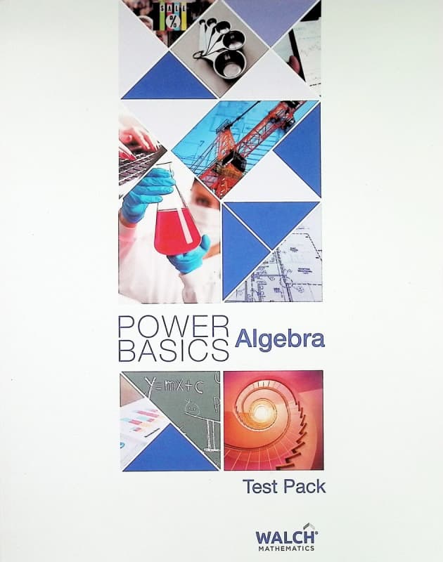 Algebra Test Pack w/ Ans Key (Pwr Basics)