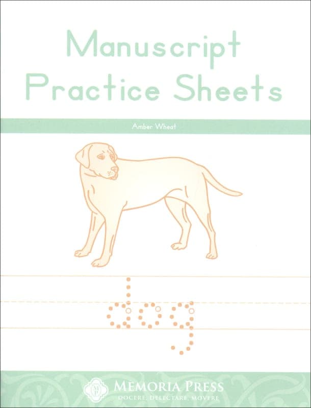 Memoria Press Manuscript Practice Sheets