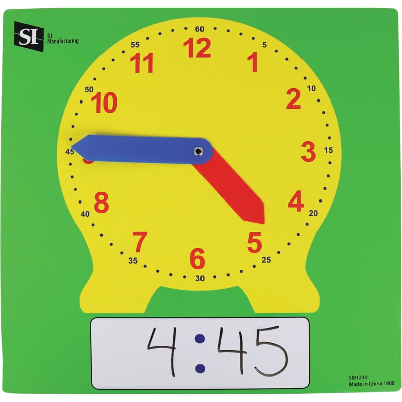 Dry Erase Clock - Demo