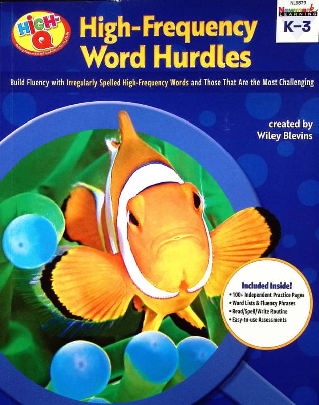 High-Frequency Word Hurdles Workbook - K-3