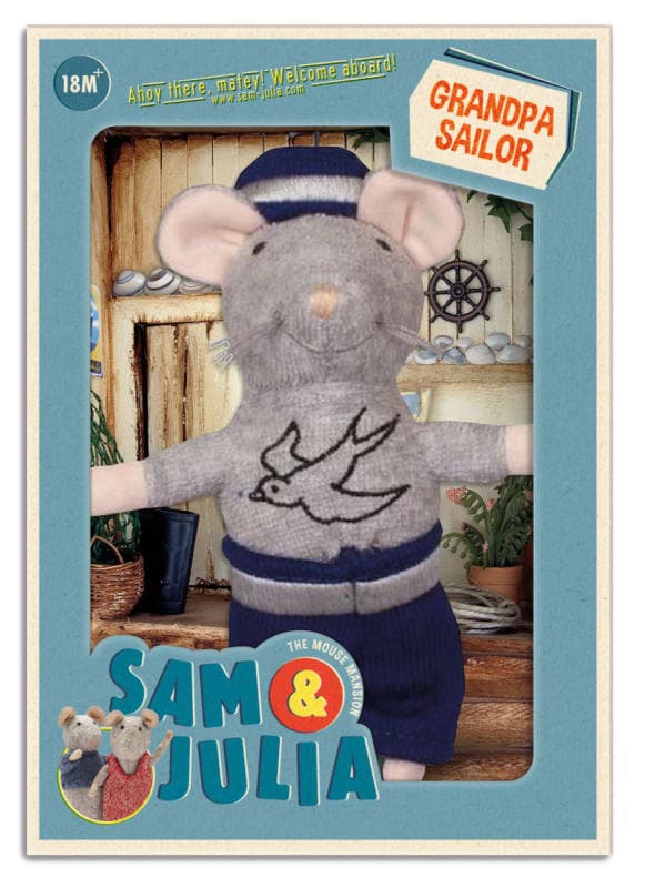 Plush Grandpa Sailor Toy