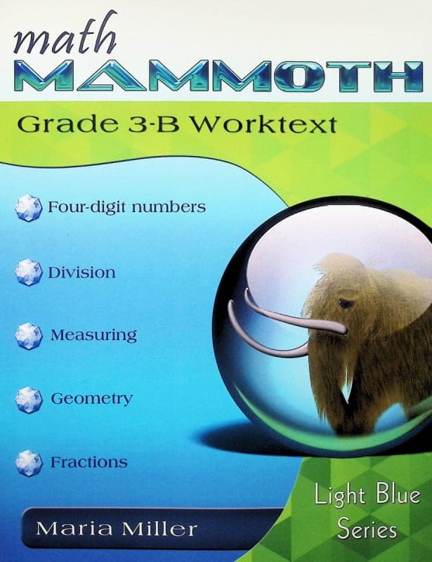 Math Mammoth Grade 3-B Worktext (2024 Edition,