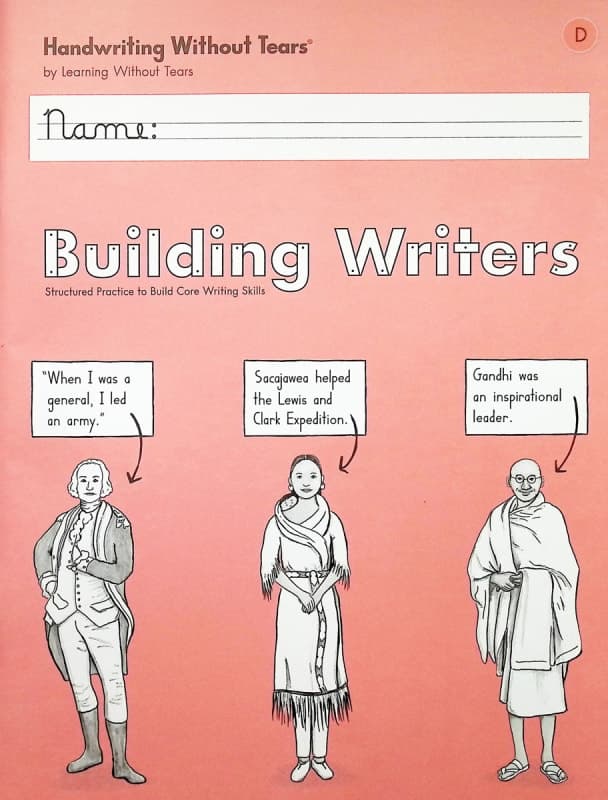 Handwriting Without Tears Building Writers