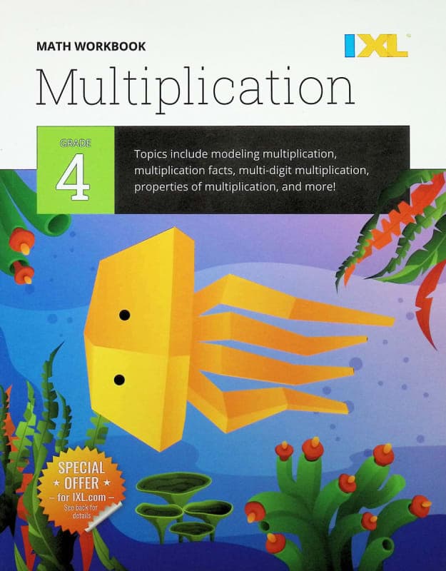 IXL Grade 4 Multiplication Workbook (IXL Topic