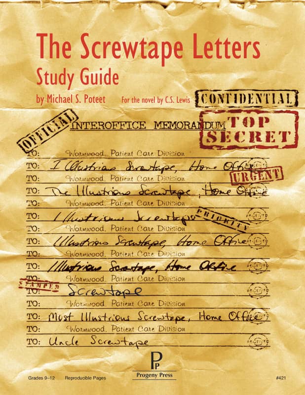 The Screwtape Letters Study Guide | Progeny Press