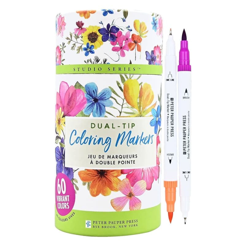 Studio Series Dual-Tip Coloring Markers (60