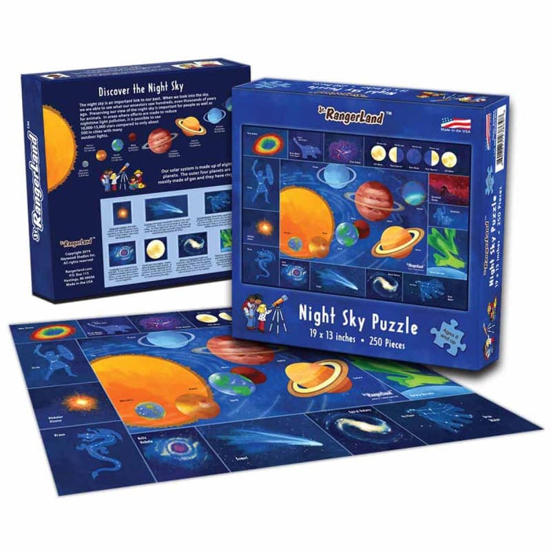 Jr RangerLand Night Sky Solar System Puzzle (250