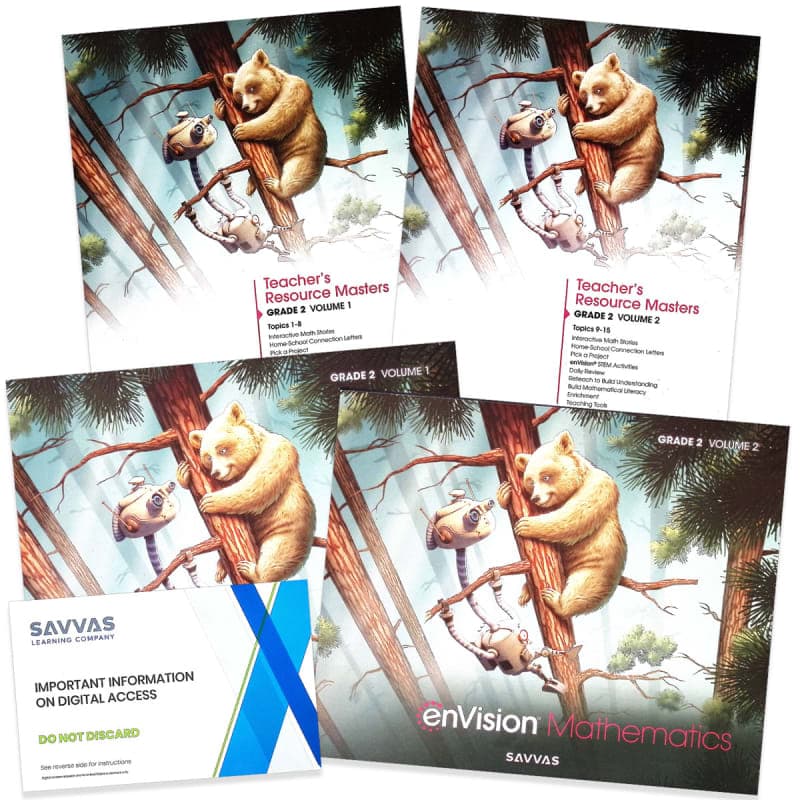 enVision Math Homeschool Bundle - Grade 2 (2020
