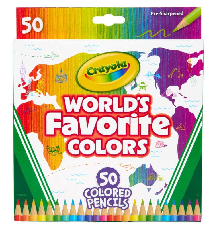 Crayola Colored Pencils World's Favorite Colors