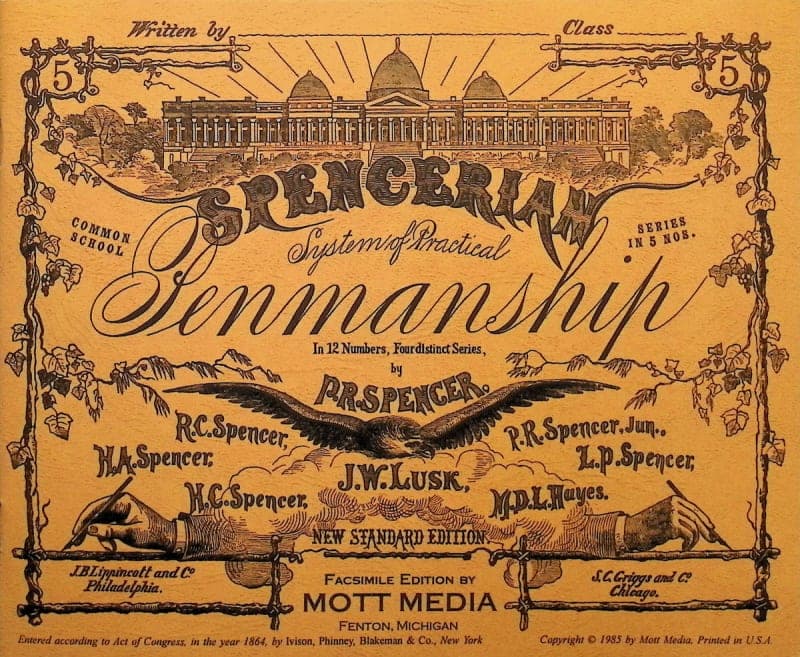 Spencerian Penmanship Copy Book 5