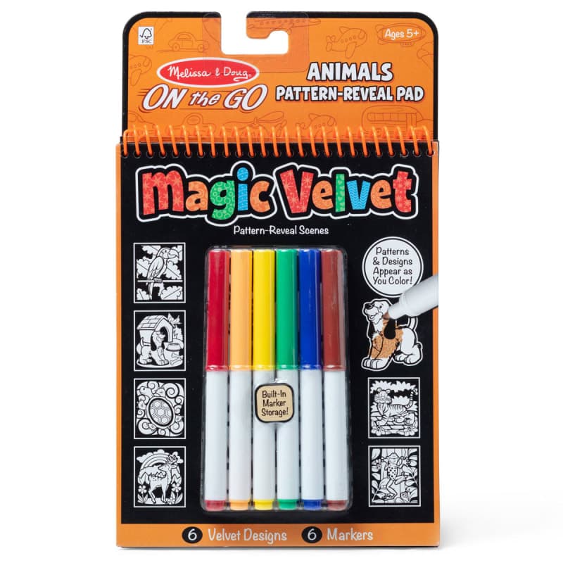 Melissa & Doug Magic Velvet - Animal Scenes (On