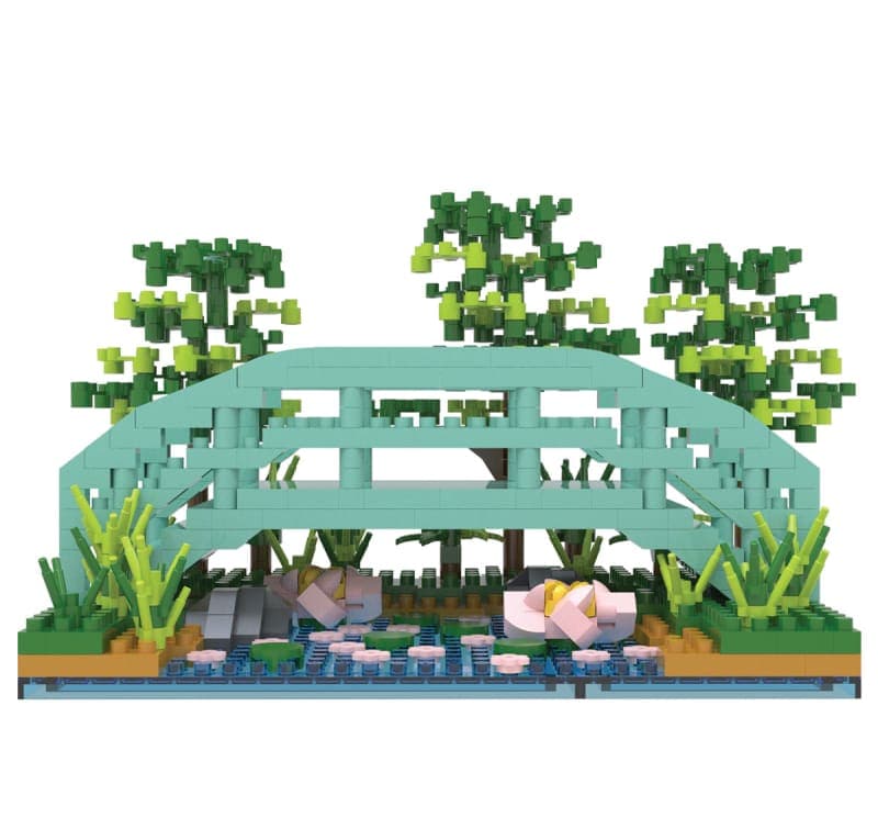 Mini Building Blocks: Monet Japanese Footbridge
