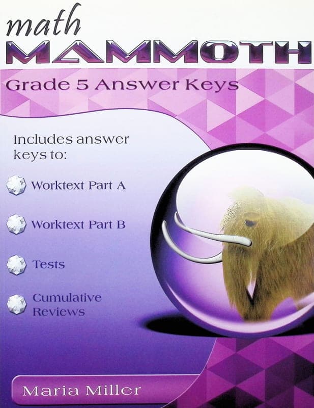 Math Mammoth Grade 5 Answer Keys (2023 Edition,