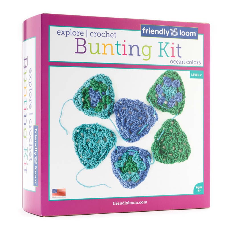Granny Squares Kit - Ocean