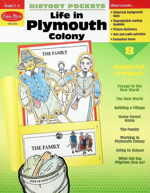History Pockets - Life in Plymouth Colony