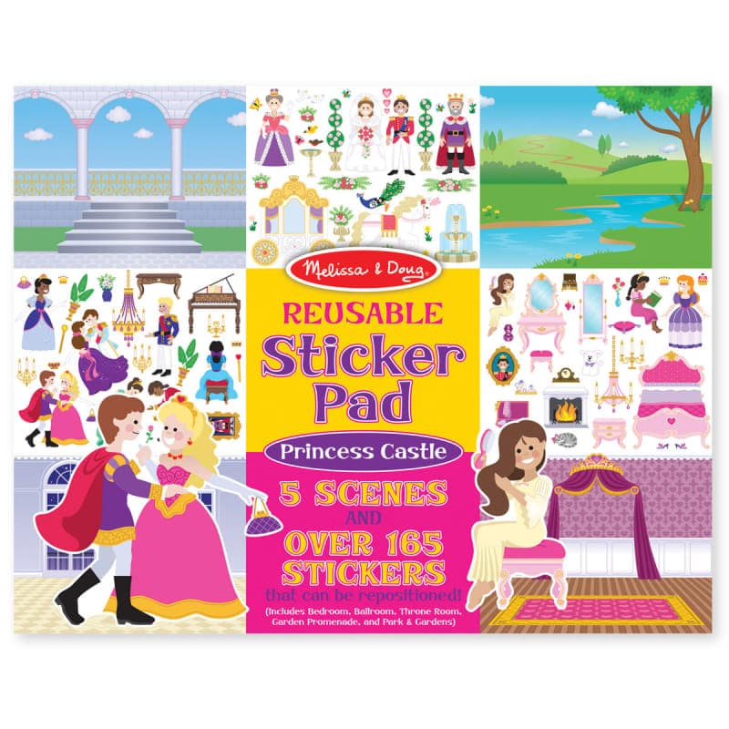 Melissa & Doug Reusable Sticker Pad - Princess