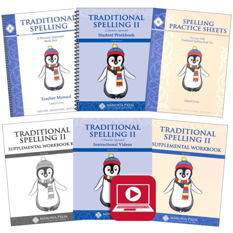 Memoria Press Traditional Spelling 2 Set