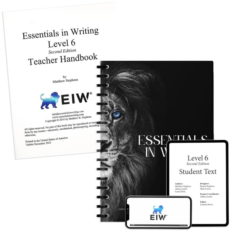 Essentials in Writing Level 6 Bundle (Textbook,