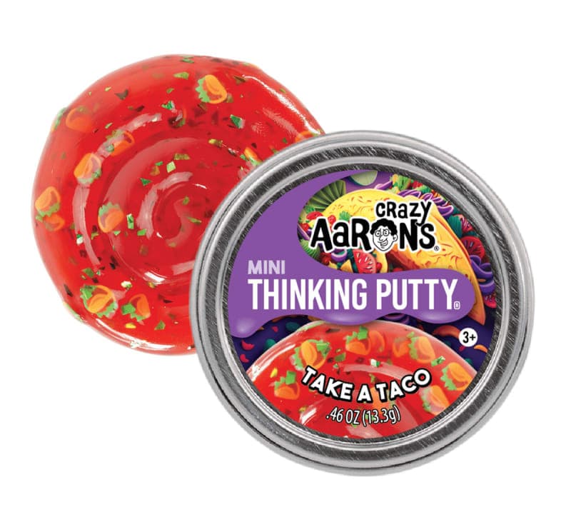 Crazy Aaron's Take a Taco Thinking Putty 2" Mini