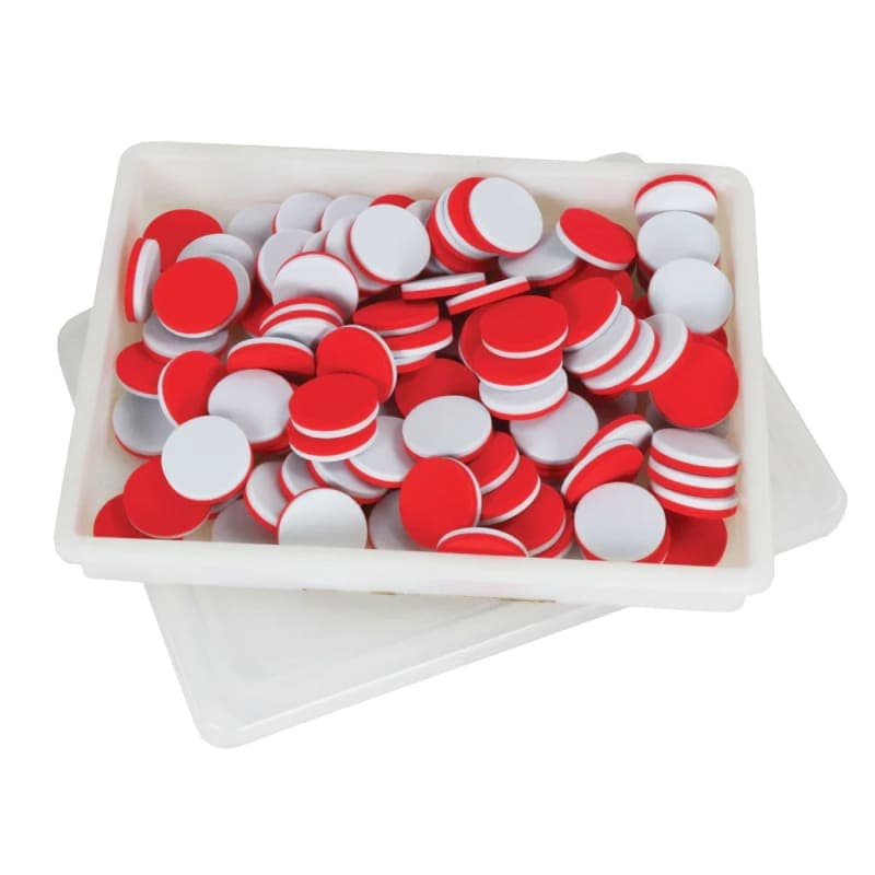 Simple Solution Two Color Red/White Counters