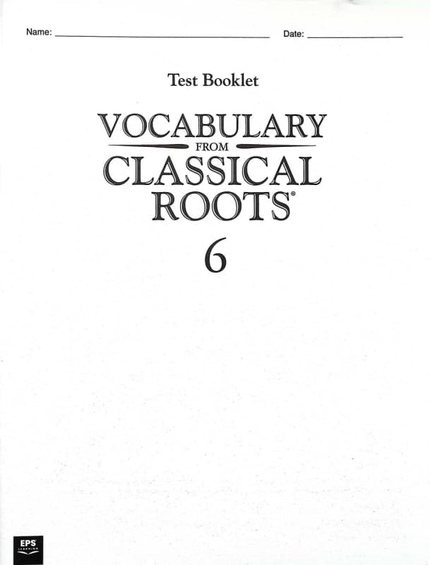 Vocabulary From Classical Roots 6 Single