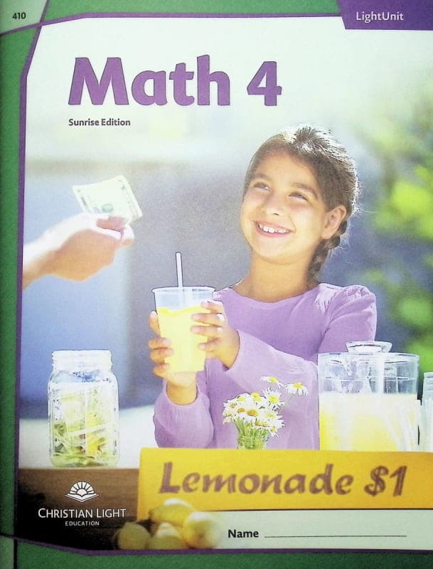 Christian Light Math LightUnit 410 Sunrise