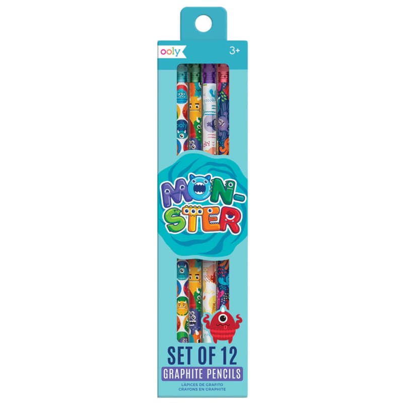 Monster Graphite Pencils (set of 12)