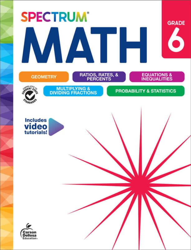 Spectrum Math 2024 Grade 6