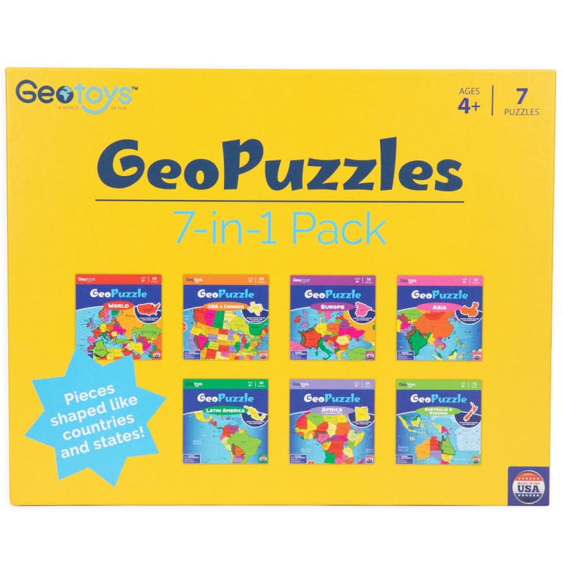 Geopuzzles Boxed Set (all seven)