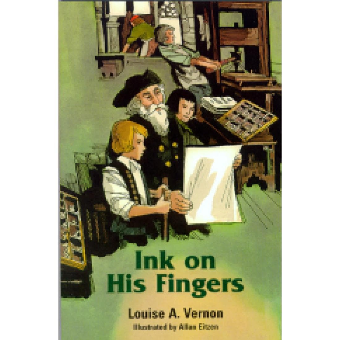 Ink on His Fingers