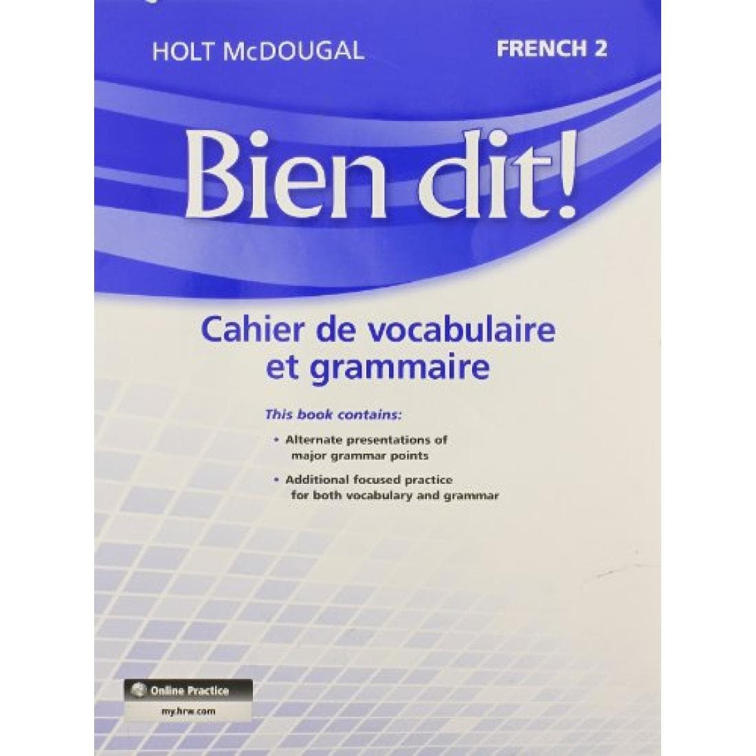 Bien dit Cahier de vocab 2 - French II Student ...