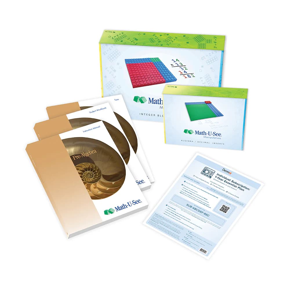 Math-U-See Pre-Algebra Universal Set