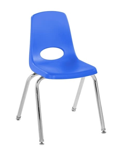 16" Stack Chair with Swivel Glides