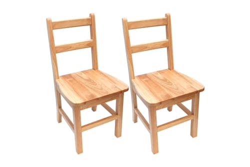 Solid Rubber-wood Classroom Chairs